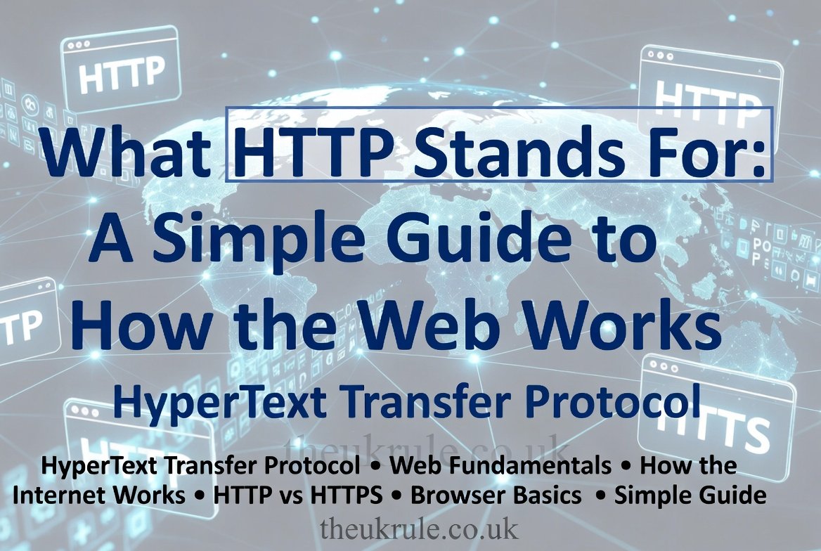 http stands for​